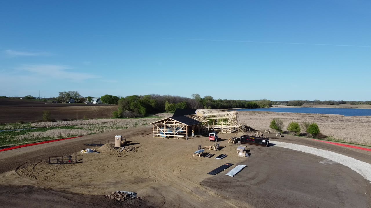 Jobsite from the air